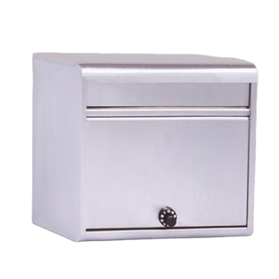 Office Mailbox Standard Model Silver Color Large Size Multiple Letter Mailboxes Magazine Size Post Drop Weatherproof