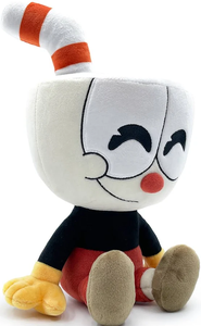 Peluche personnalisée <span class=keywords><strong>Cuphead</strong></span>, personnage de jeu, poupée en peluche <span class=keywords><strong>Cuphead</strong></span>, figurine en peluche avec logo personnalisé pour collection ou cadeau - Product Image 2