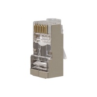 Yüksek performanslı CAT5 CAT6 UTP 8P8C modüler tak cat5e cat6 8p8c korumalı ethernet rj45 kablo konektörü