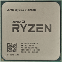 Pour processeur AMD Ryzen 3 2200G 4x 3.50-3.70GHz 4 cœurs 14NM Socket AM4 65W CPU