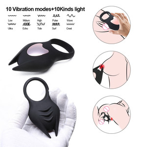Anneau physique de pénis d'érection plus forte d'objets sexuels de silicone de catégorie médicale pour le jouet sexuel des hommes - Product Image 4