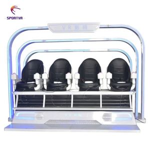 Générez des revenus avec le simulateur VR 9D 360° pour cinéma, équipement éducatif multijoueur en fibre de verre et métal, pour usage intérieur/extérieur dans les centres commerciaux - Product Image 2