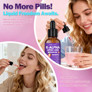 ขายส่ง OEM น้ำยาอาร์-อัลฟาไลโปอิก แอซิด แบบหยด ผสมวิตามิน สารสกัดจากพริกไทยดำ และ <span class=keywords><strong>NAC</strong></span> เพื่อเสริมสุขภาพประสาทและสมอง - Product Image 3