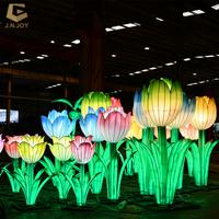 Linterna de flores de tulipán de: decoración de festivales chinos para fiestas de Navidad, San Valentín y jardín