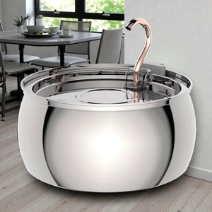 Bebedero Automático Moderno para Mascotas, de Acero Inoxidable, Apto para Lavavajillas, con Sistema de Filtración Multicapa de 4L, para Perros de Todas las Edades - Product Image 1