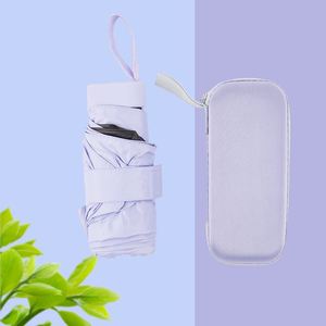 Sombrilla Plegable de Alta Calidad, Ligera y Conveniente, con Protección UV, Personalizable con Logotipo, en Forma de Cápsula, Colorida, Mini, Publicitaria - Product Image 4