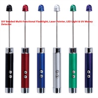 Stylo métallique multifonctionnel LED promotionnel en forme d'animal avec lumière laser infrarouge UV pour détection de faux billets, idéal pour le bricolage - Vente chaude