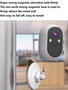 Điện Năng Thấp Ứng Dụng Sunniseepro 4MP HD Trong Nhà Wifi Pin Máy Ảnh PIR Phát Hiện Chuyển Động Báo Động Máy Ảnh Không Dây Với Khung Từ Tính - Product Image 5