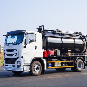 Camión de Succión de Aguas Residuales Isuzu Juke de 13 Metros Cúbicos con Transmisión Automática, Vehículo Todo en Uno para Eliminación de Residuos Fecales y Desatascado de Tuberías - Product Image 4