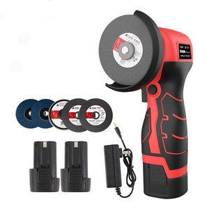 Kit de Mini Amoladora Angular Inalámbrica con 2 Baterías de Litio de 12V, Herramienta de Corte para Metal, Madera, Azulejos, Uso Doméstico y Profesional - Product Image 1