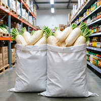Sac tissé blanc à ouverture supérieure pour déménagement, rangement, sac réutilisable pour vêtements, literie, organisation de la maison, emballage en vrac