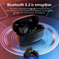 Mode TWS sans fil 5.3 écouteurs dans l'oreille Sport True sans fil avec USB C étui de charge rapide écouteurs stéréo dans l'oreille