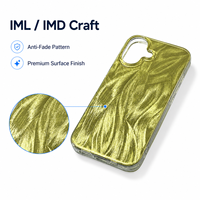 Casing HP TPE Simple 16PROMAX Kreatif Anti-Shock Perlindungan Penuh Pelindung Lensa Ring Magnetik Anti-Sidik Jari