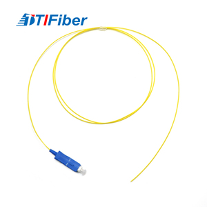 Cable de Fibra Óptica para Telecomunicaciones FTTH para Centros de Datos, SM OS2 G657A SC UPC, Pigtail de Fibra Óptica de 0.9MM - Product Image 1