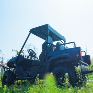 Chariot utilitaire 4x4 tout-terrain robuste pour propriétés, fermes, jardins, déneigement, homologué CEE COC - Product Image 2