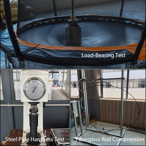 <span class=keywords><strong>Trampoline</strong></span> Zoshine en forme de 7 pour usage extérieur et domestique, avec <span class=keywords><strong>housse</strong></span> de <span class=keywords><strong>protection</strong></span> en PVC et filet de sécurité, <span class=keywords><strong>trampoline</strong></span> familial 8/10/12 pieds - Product Image 6