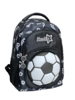 Sac à dos scolaire KUOBU personnalisé avec logo, en polyester durable, fermeture éclair, système de soutien dorsal ergonomique, compartiment pour ordinateur
