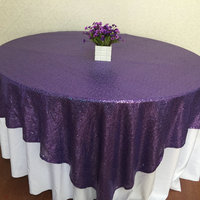 Nappes à paillettes multicolores de haute qualité pour nappe de mariage de fête, nappes rondes épaisses personnalisées pour banquet d'événement