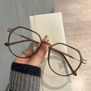 Monture de lunettes géométriques Qianai JS3-3-52022, anti-lumière bleue, monture complète, unisexe, verres en acétate, origine Taizhou - Product Image 5