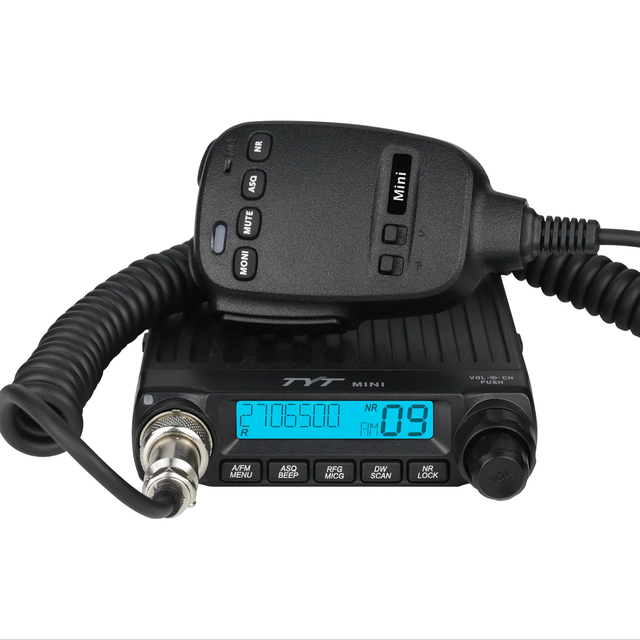 TYT CB Radio AM FM 27Mhz CB Radio with Din Size 4W Out Put Power Vehicle Mounted Two-way Radio20W High Power Long Range Walkie
