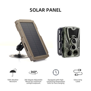 Suntek Hunting <b>Camera</b> <b>Solar</b> Panel 12V DC Dual Output Outdoor Power Supply - Product Image 2