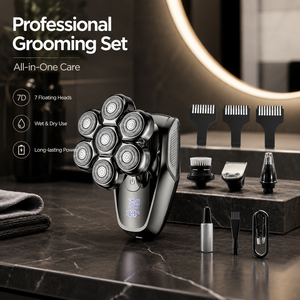MS-687 Seven-blade Long-Lasting Waterproof IPX7 Digital Display Profesional Portable Shavers for Men Seven-blade Ultra-dense Cut - Product Image 2