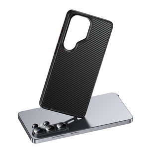 Funda Magnética Antigolpes con Textura de Fibra de Carbono de Alta Calidad para Teléfono con Carga Inalámbrica para <span class=keywords><strong>Samsung</strong></span> S26 Ultra S25 Plus S24 S23 <span class=keywords><strong>S22</strong></span> - Product Image 6