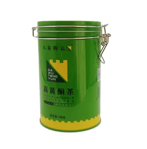 Boîte à thé hermétique de conception personnalisée boîte d'emballage de qualité alimentaire imprimée boîtes à thé rondes - Product Image 1