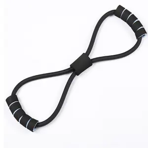 back stretch band pull rope lightweight 8 shape Female fitness yoga products resistance band