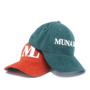 Casquette de baseball en velours côtelé Oxford à 6 panneaux, avec logo brodé personnalisé, couleurs vives, dernier design, sportive, vente chaude - Product Image 1