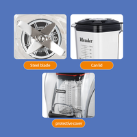 Yüksek hızlı çok fonksiyonlu ticari ağır meyve suyu mikseri Smoothie makinesi Blender elektrikli mikser