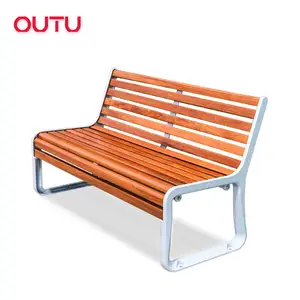 Алюминиевая металлическая скамейка-стул из тика, Современная скамейка для сидений, садовая уличная пластиковая деревянная скамейка для патио