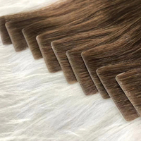 Meilleures extensions d'invisibilité de ruban injecté Cabello Humano naturel Double dessiné brut 100 extension de ruban invisible humain vrais cheveux