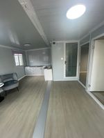 Maison intégrée, maison préfabriquée, maison modulaire, toit plat, conteneur extensible pour projet résidentiel de tourisme culturel
