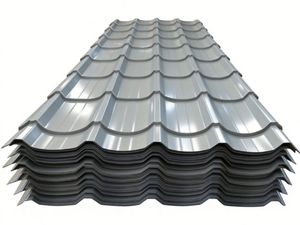 Tuiles en acier colorées pour toiture, Aluzinc, tôles métalliques ondulées, différents types de tôles de toiture - Product Image 3