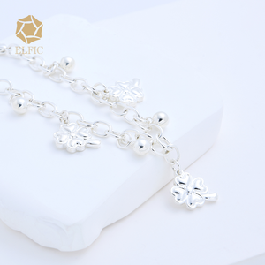 <span class=keywords><strong>Bracciale</strong></span> in Argento 925 <span class=keywords><strong>con</strong></span> Fiore di <span class=keywords><strong>Diamanti</strong></span>, Elegante <span class=keywords><strong>Bracciale</strong></span> di Perle alla Moda per Donna, Gioielli all'Ingrosso - Product Image 3