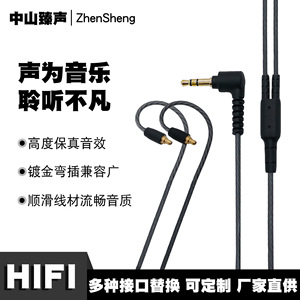 Cable de audio de cobre sin oxígeno de 1.2 m con blindaje trenzado para auriculares - Product Image 5