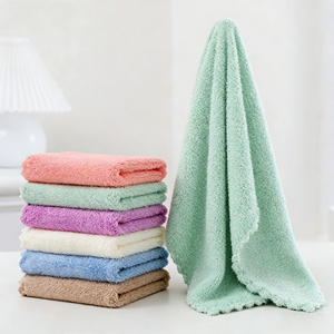 Serviettes de cuisine en microfibre super douces en polaire corail, épaisses et absorbantes, pour le nettoyage et la vaisselle - Product Image 3