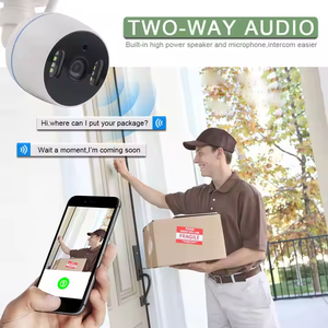 Tuya akıllı yaşam 4MP IP kamera açık WiFi ev güvenlik kamerası kablosuz gözetim WiFi Bullet su geçirmez IP Video HD Camara - Product Image 5