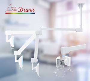 แขนยึดจอเพดานเคลือบสารต้านจุลชีพ รับน้ำหนัก 2-8 กก. รองรับ VESA 75/100 มม. ได้รับการรับรองมาตรฐาน REACH/RoHS - Product Image 2