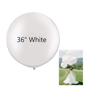 Party Supplier Wholesale Wedding Party Latex Balloon 36inch Customize Logo Round Large Giant Balloons