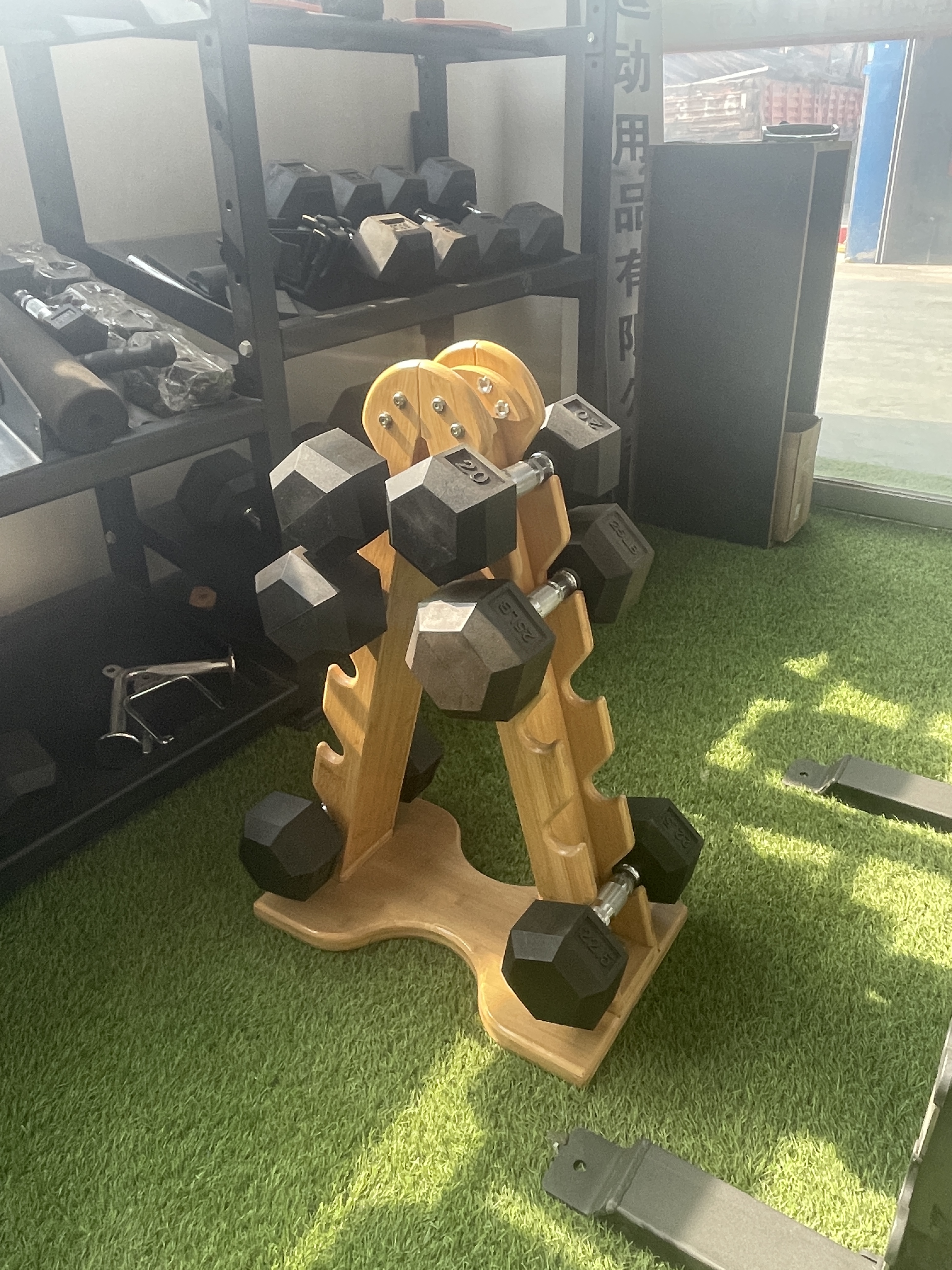 Dumbbell Rack Wood