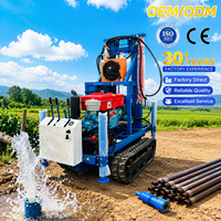 Foreuse portable pour puits d'eau de 200 m, machine de forage de puits facile à utiliser, certifiée CE ISO9001