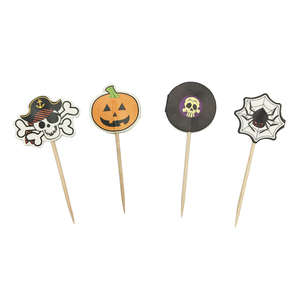 Stuzzicadenti in Legno Usa e Getta con Logo Personalizzato <span class=keywords><strong>per</strong></span> Decorazioni di Matrimoni e Feste - Servizio di Torte, Frutta e Hamburger - Product Image 4