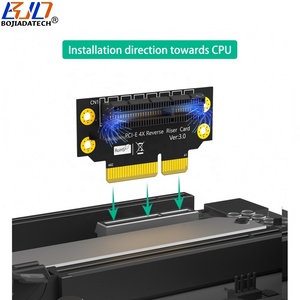 Factory Reverse <span class=keywords><strong>PCI</strong></span> Express <span class=keywords><strong>PCI</strong></span>-E 3,0 4X Slot a X4 Adapter Riser <span class=keywords><strong>Card</strong></span> para 2U Server Case-Dirección de instalación hacia la <span class=keywords><strong>CPU</strong></span> - Product Image 5