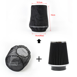 Poyracing – couvercle anti-poussière pour filtre à air en forme de champignon, noir, universel, pour la modification et la mise à niveau des voitures, protection - Product Image 5