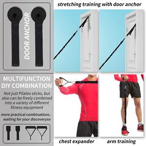 <span class=keywords><strong>Pilates</strong></span> Bar Set Con Bandas De Resistencia Portátil Home Training Equipo De Ejercicio Gimnasio Cuerpo <span class=keywords><strong>Para</strong></span> <span class=keywords><strong>Hombres</strong></span> <span class=keywords><strong>Pilates</strong></span> Reform - Product Image 5