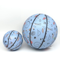 Mini ballon de basket OEM jaune taille paume, multicolore, en promotion pour enfants, idéal pour le jeu ou comme ornement de bureau, cadeau de Noël très demandé