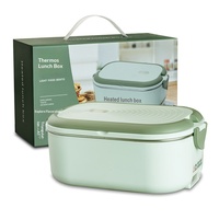Boîte à lunch électrique à température constante, récipient intérieur en acier inoxydable 304, capacité de 1,11,2 L, sans eau nécessaire pour le bureau