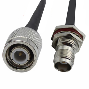 Hot Sale Male to Bulkhead Female Jack With RG58 RF Jumper Pigtail <b>Cable</b> for <b>Outdoor</b> Antenna <b>Cable</b> - Product Image 2